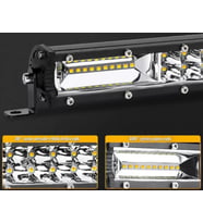 65 Cm Turuncu Beyaz Çakarlı Led Bar Offroad