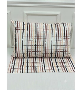 NİVEMESHOME BOYA DESENLİ 2 Lİ YASTIK KILIFI KAPAKLI 50X70