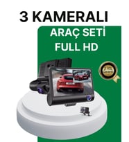 Gece Görüşü Destekli, 1080p Full Hd Çözünürlüklü Araç İçi Kamera