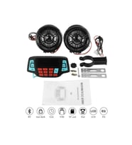 Motosiklet Alarm,MP3+Fm Çalar Su Geçirmez Lcd Ekran Motor MP3 Çalar