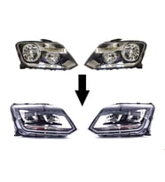 ÖN FAR DÖNÜŞÜM SETİ 2010 ->2017 (HALOJEN->LED)