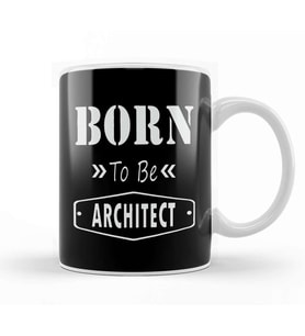 Born To Be Architect Kupa Bardak Porselen