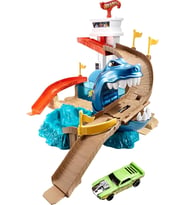 Hot Wheels Renk Değiştiren Araçlar Sharky Oyun Seti - Köpek Balığı Temalı, Havuz, Su Tankı Ve 1 Adet (Çok Renkli)