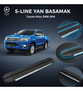 Toyota Hilux S-Line Premium Krom Yan Basamak 2006-2015