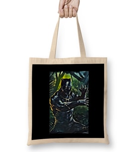 Black Panther Jungle Pose Bez Çanta Uzun Saplı