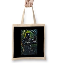Black Panther Jungle Pose Bez Çanta Uzun Saplı