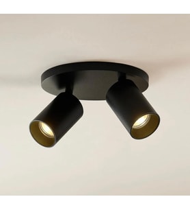 Rsylight Retro Metal 2 li Hareketli Spot Led Avize Beyaz Led Ampullü