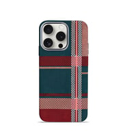 Aether Carbon iPhone 14 Pro Max MagSafe Karbon Kılıf Crimson Weave