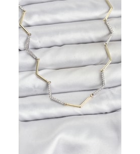VIP Seri Zikzak Model Kadın Kolye TJ-BKO10760