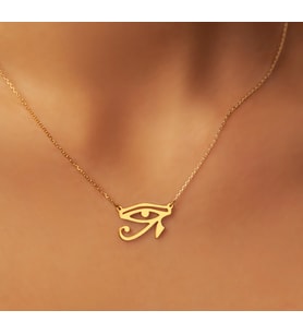Horosun Gözü 14 Ayar Altın Kolye