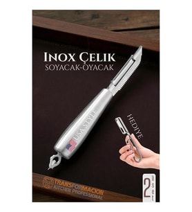 Inox Soyacak - Sebze Soyacağı - Kabak Dolma Oyacağı 2 li SET