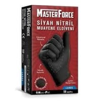 MASTER FORCE SİYAH NİTRİL ELDİVENİ L (BÜYÜK BOY/LARGE)
