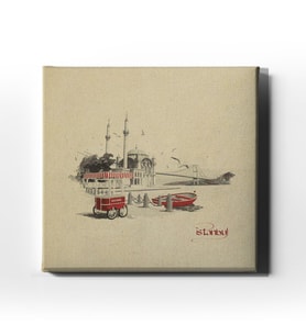 İstanbul Ortaköy Sahil  Canvas Tablo ETK102