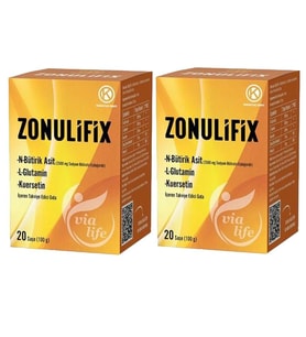 Zonulifix N-Bütirik Asit, L-Glutamin, Kuersetin 20 Şase - 2'li