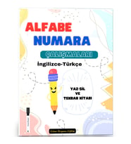 Okul Öncesi Alfabe Sayı Çalışmaları Seti (3 Kitap)