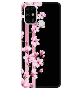 Casper Via F20 Uyumlu Kılıf Desenli Silikon Kılıf Pink Flowers 3 1393