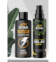 Joystar Erkeklere Özel Performans Kremi Ve Geciktirici Etkili Muz Aromalı Sprey Seti
