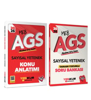 Yediiklim 2026 MEB AGS Sayısal Yetenek Konu Anlatımı ve Soru Bankası Seti 2 Kitap