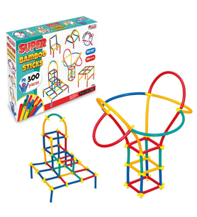 Süper Bambu Çubuklar (300 Parça) - Lego Setleri - Borular Lego - Plastik Çubuklar