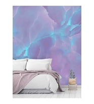Dreamwall Lüks Mermer Desenli Silinebilir Tekstil Duvar Kağıdı (Çok Renkli)