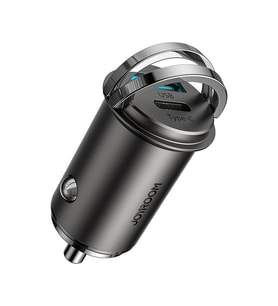 JOYROOM C-A35 45W MİNİ DUAL PORT CAR CHARGER GRAY