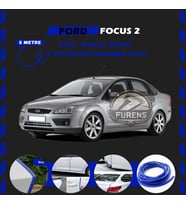 Ford Focus 2 Oto Araç Kapı Koruma Fitili 5metre Parlak Mavi Renk