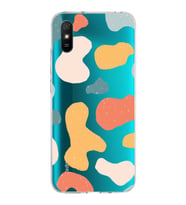 Xiaomi Redmi 9A Uyumlu Kapak Grunge Tasarımlı Şeffaf Silikon Kılıf
