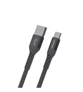 Polosmart PBS419 Type-C Şarj Kablosu 1.2M 2.4A Hızlı Şarj & Veri Aktarım Ultra Dayanıklı Gri