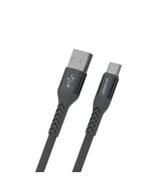 Polosmart PBS419 Type-C Şarj Kablosu 1.2M 2.4A Hızlı Şarj & Veri Aktarım Ultra Dayanıklı Gri