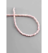 Sedef Doğal Taş Parlak Pembe Mantar Kesim 4x8mm Dizi [AA]