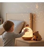 CapyBara Kapibara Işıklı ve Müzikli - Filmli Dönen Renkli Star Master Projeksiyon Gece Lambası