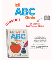 İzli Abc Kitabı oluklu ( 1 adet sihirli uçan kalem-aparatı ve 5 adet kalem içi)