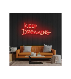 KEEP DREAMİNG Yazılı Neon Tabela