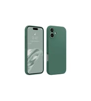 Apple İphone 16 Plus Kılıf First Silikon - Koyu Yeşil