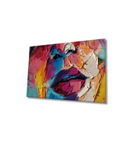 Miyrem Glasses Collection -A1^#  Kadın Yağlıboya Renkli Cam Tablo Cam Tablo (Çok Renkli)