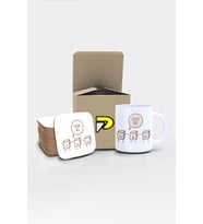 Sugar Free Şekersiz Komik Tasarımlı Baskılı Kupa Bardak Seti