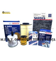 Volvo S40 1.6 Dizel Bosch Filtre Bakım Seti (2010-2015)