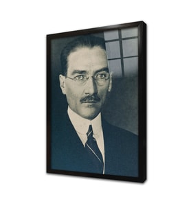Atatürk Çerçeveli Cam Tablo