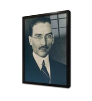 Atatürk Çerçeveli Cam Tablo