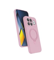 Lexroo Xiaomi Poco F8 Ultra Kılıf M-safe Şarj Özellikli Standlı Samara Kılıf - Pembe