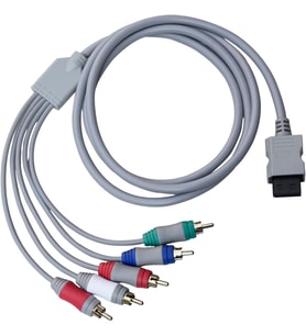 Wii U Multi Out 5RCA 480P HD Ses Video Kablosu 6 Ayaklar için Wii için Bileşen Kablosu