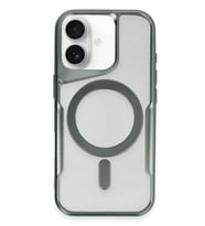 Newface Apple iPhone 16 Plus Kılıf Boyi Magsafe Silikon Kapak - Yeşil