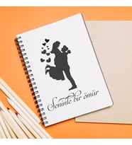 Sevgili Çift ( Seninle Bir Ömür ) Tasarımlı Defter
