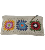 Motifli Clutch Örgü El Çantası