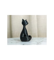 Modern Kedi Biblo, 15 Cm Siyah Dekoratif Kedi figürü, Pinterest Obje