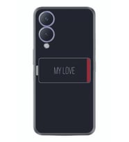 Vivo Y17s Kılıf Resimli Desenli Baskılı Silikon My Love 1402