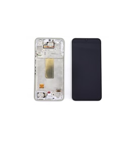 Samsung A346 A34 Lcd Ekran Kasalı Kvk Servis Orjinal - Silver