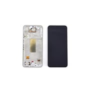 Samsung A346 A34 Lcd Ekran Kasalı Kvk Servis Orjinal - Silver