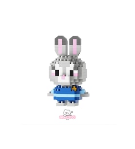 Bricks Sevimli Karakterler 3D Yapboz Judy Tavşan