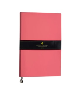 VICTORIA'S JOURNALS 1076 SMYTH RUGAN ESNEK KAPAK 14.8x21cm 80gr. 96YP. ÇİZGİLİ DEFTER MERCAN